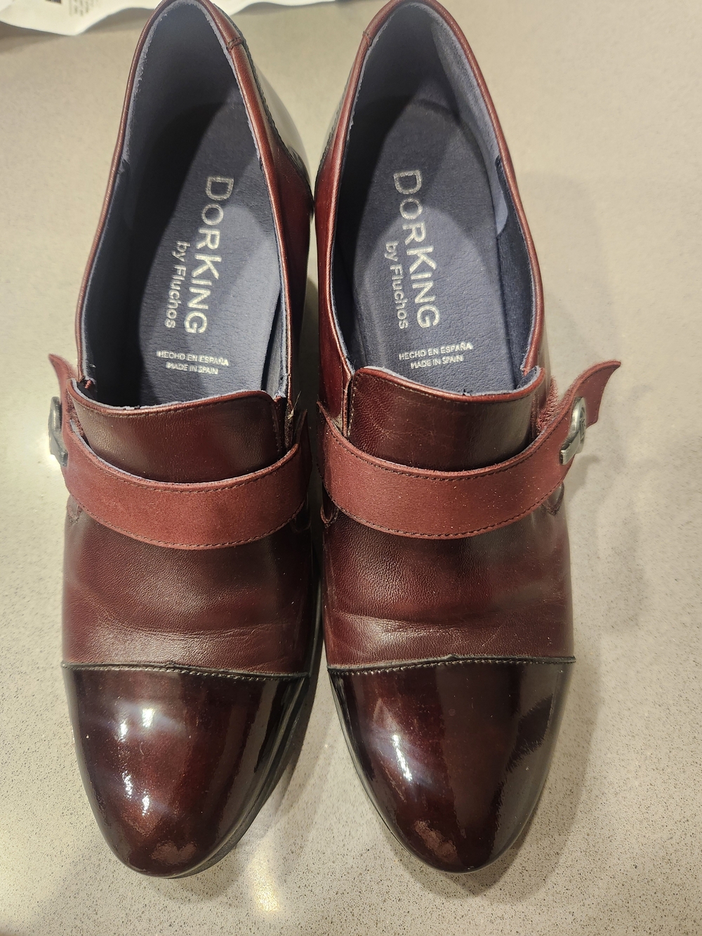 Women's Burgundy Moccasin Loafers